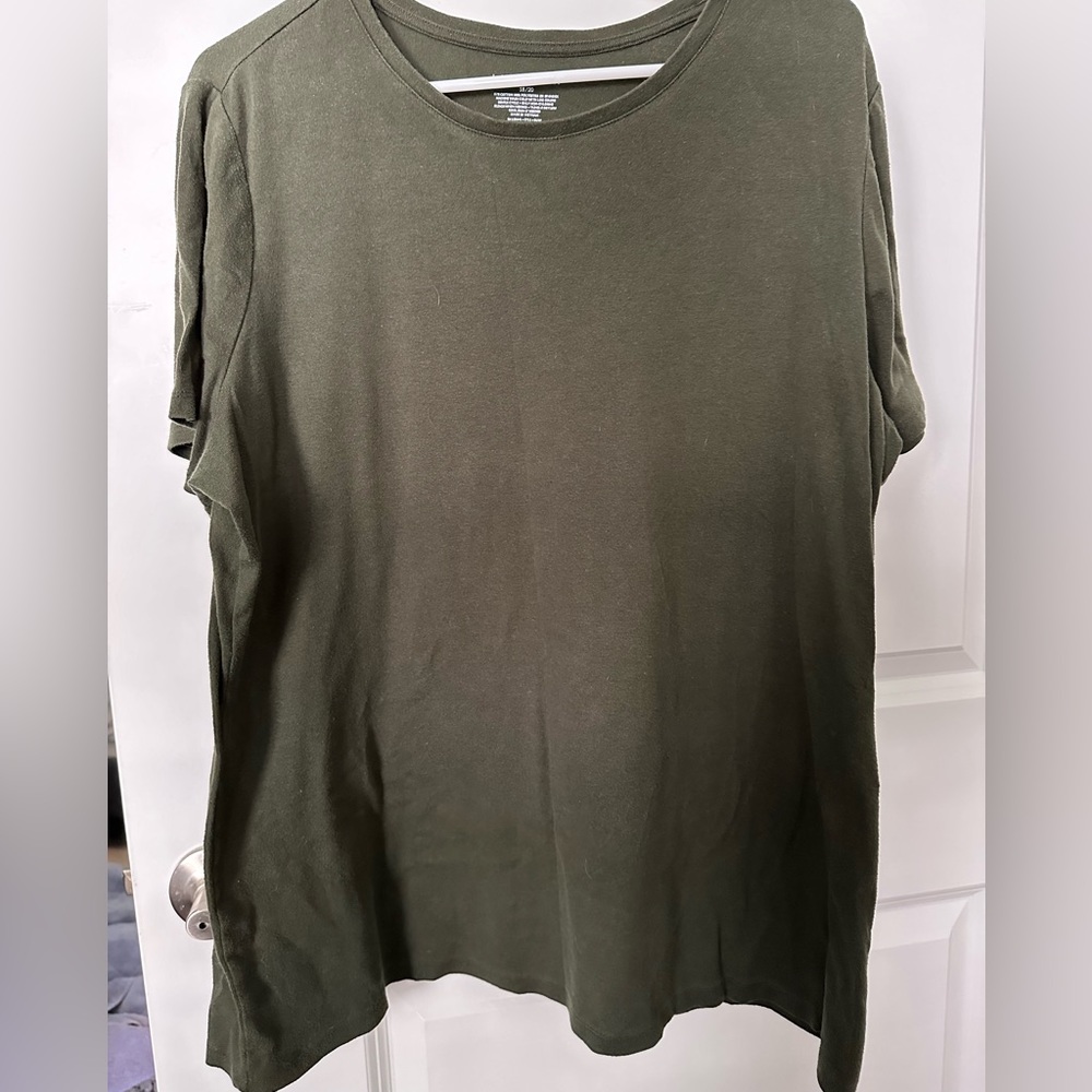 Lane Bryant Shirt size 18/20. Dark green